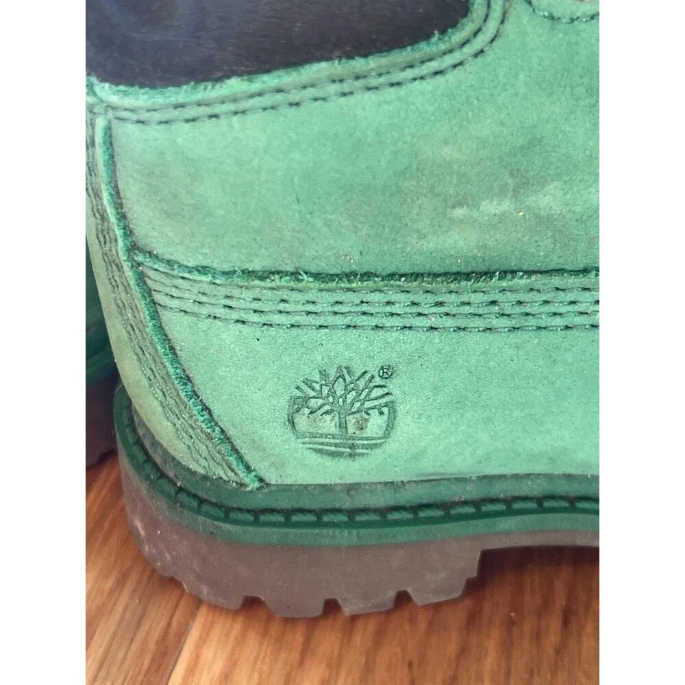 Timberland Boots Toddler Boys Size 5 Green Nubuck Lace Up Hiking Bootie